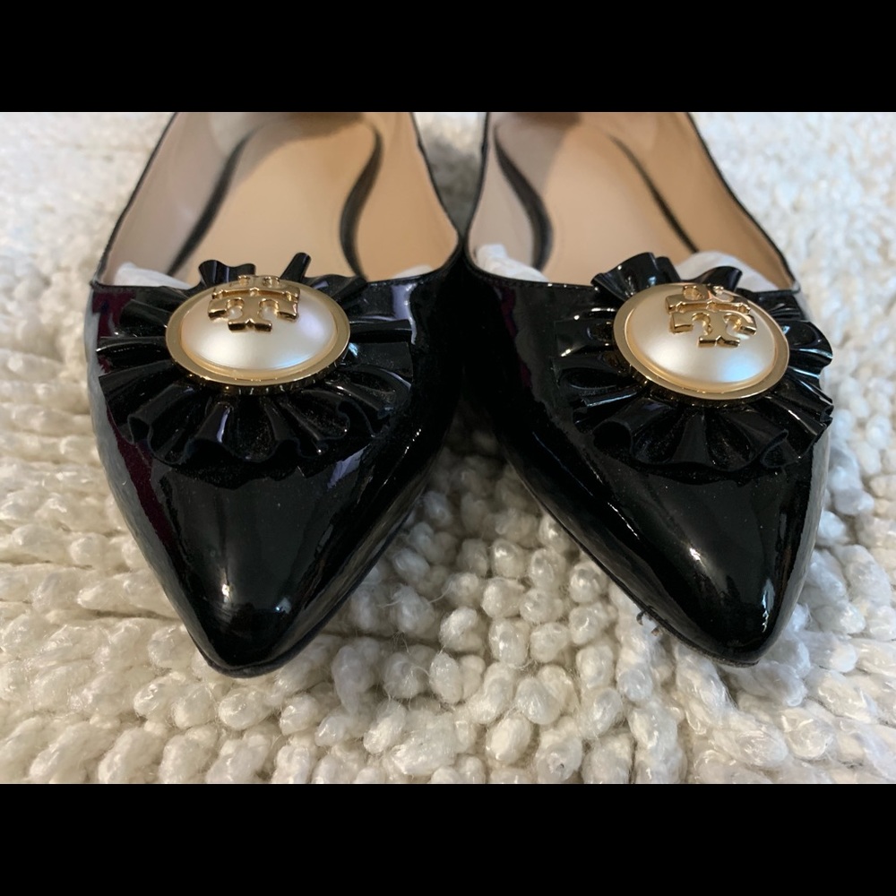 Tory Burch 7 Melody Ballerina Flats Patent